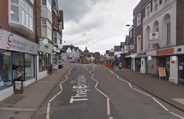 The population of Crowborough East in Wealden decreased by -0.8 per cent from 2013 to 2019.