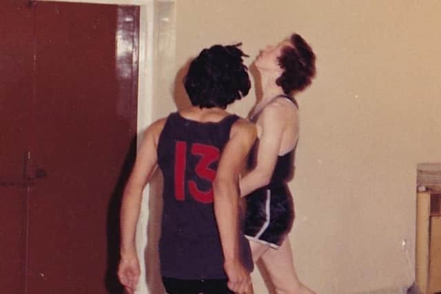 martin and Amit (13) pictured in their basketball days