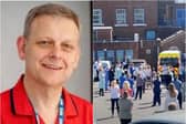 Richard Parker has praised staff at Doncaster Royal Infirmary for their efforts during the coronavirus pandemic.
