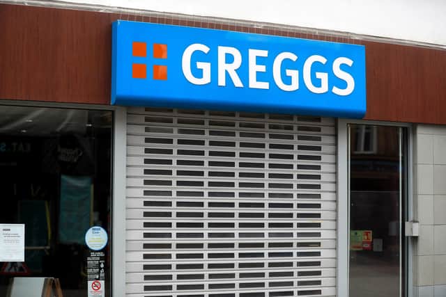 Greggs outlet in Sheffield city centre - Mike Egerton/PA Wire