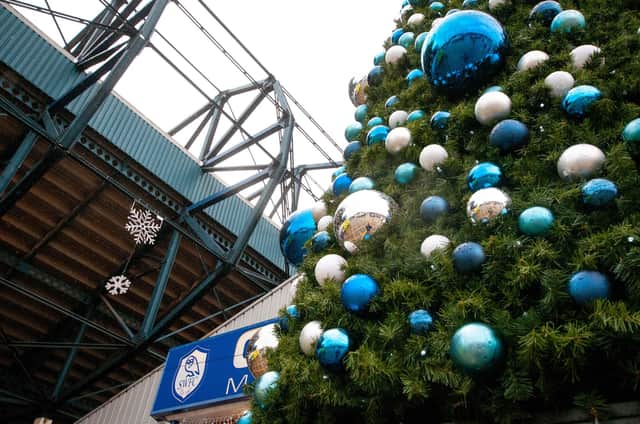 Sheffield Wednesday Christmas stocking fillers. (Photo by George Wood/Getty Images)