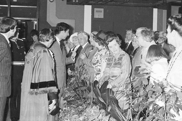 Prince Charles visited Crowtree in 1978. Did you get to meet him?