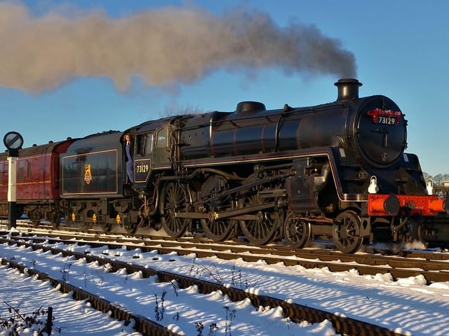 A gorgeous shot of an old train. Taken by Garry Froggatt.