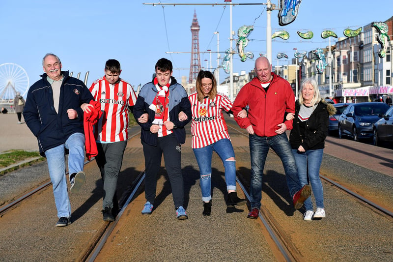 Sunderland fans made the exodus in their thousands to Blackpool on New Year's Day 2019.