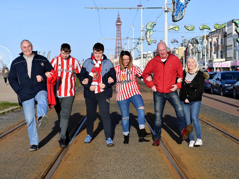 Sunderland fans made the exodus in their thousands to Blackpool on New Year's Day 2019.