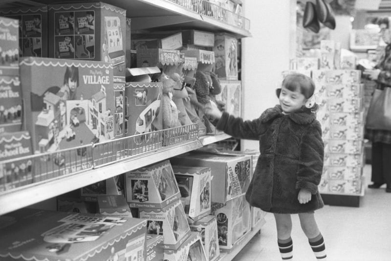The hard choice of picking which toy you wanted (clue - all of them!)