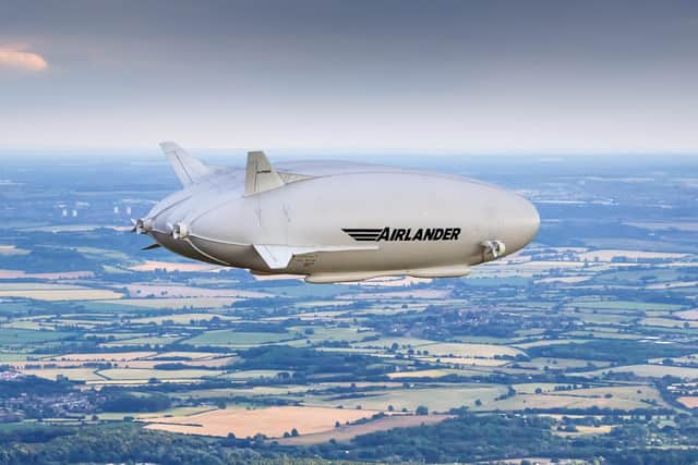 Hybrid Air Vehicles is working with the South Yorkshire Mayoral Combined Authority, Doncaster Council and others on a production line for its Airlander 10 aircraft ‘within a new, green aerospace manufacturing cluster in the South Yorkshire region’.