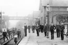 Chapeltown Central Railway Station pictured in the early 1900s