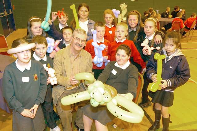 A balloon artist joined these pupils from Broadway and Plains Farm Primary Schools for a great day of fun at Nissan Sports and Social Club in 2007. Were you there?