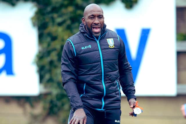 Darren Moore has run the rule over Sheffield Wednesday's Middlewood Road training facility.