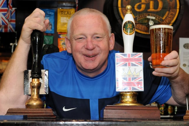 Robin Hood landlord Norman Scott celebrated a new royal arrival with the special delivery of a new Royal Ale, the Prince of Cambridge. Remember this from 2017?