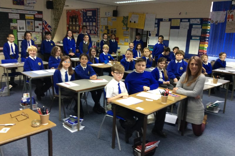 The children of Year Five teacher at Canon Popham C of E Primary Academy told us how excited they were to be back.