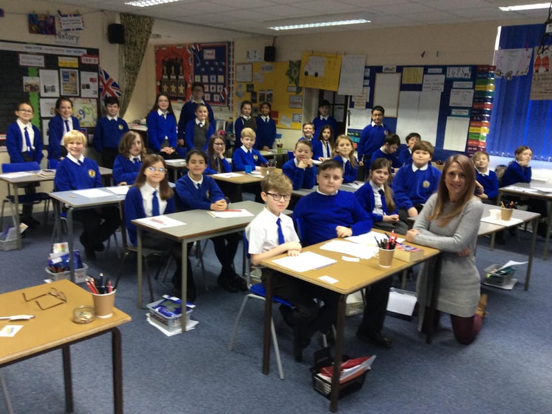 The children of Year Five teacher at Canon Popham C of E Primary Academy told us how excited they were to be back.