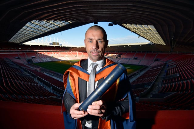 Kevin Phillips returns to the Stadium of Light to receive an honorary degree from The University of Sunderland.