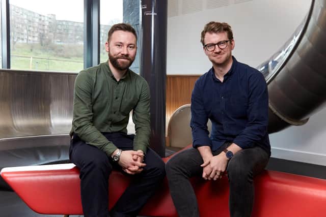 IN-PART founders, Patrick Speedie, left, and Robin Knight, started the company in 2014 after identifying the need to modernise the link between universities and industry.