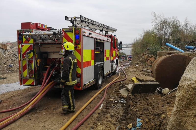 Six fire crews have been battling the blaze (pic: South Yorkshire Fire & Rescue)