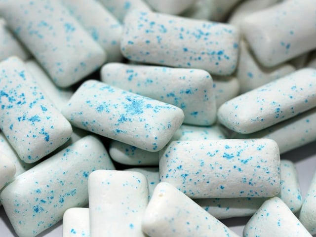Xylitol is widely used as a sugar substitute and in sugar-free chewing gums and mints. The Blue Cross explains that depending on the concentration of xylitol and the size of the dog, just one stick of chewing gum is enough to be toxic and make your pet very ill (Photo: Shutterstock)