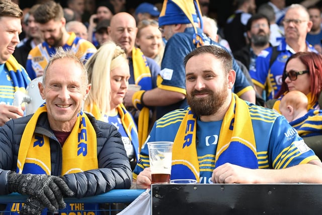 Dons fans young and old turned out to support their team in their first play-off final since 2012.