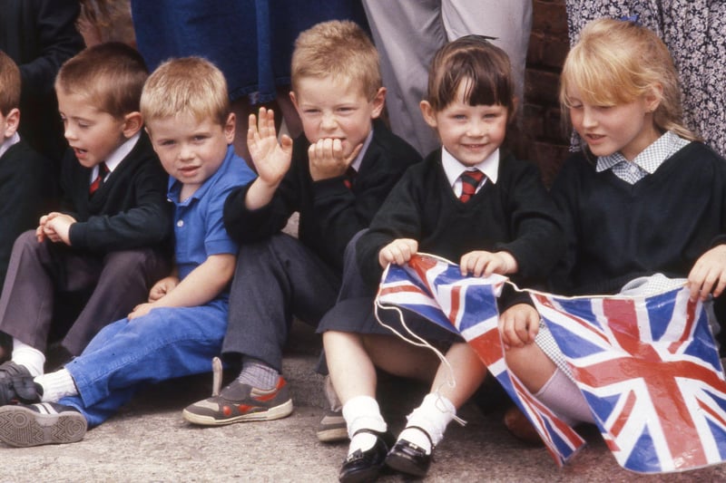 Were you pictured as you waited to see Princess Diana at St Columba's in 1990?