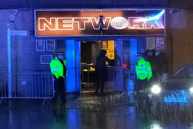 Four clubbers fell ill at the Network nightclub in Sheffield. Two are seriously ill this morning