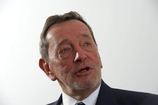 The Right Honourable David Blunkett in Sheffield 
Picture by Dean Atkins