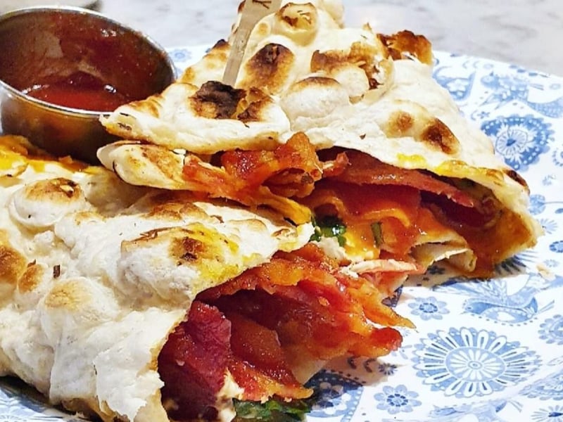Victoria Cameron of the Spoonful of Sugar blog visited Dishoom for one of their famous bacon naans. "Today, as I walked back in, it felt like I was being greeted by family I hadn't seen in months", she said on Instagram (@spoonfulsugar)