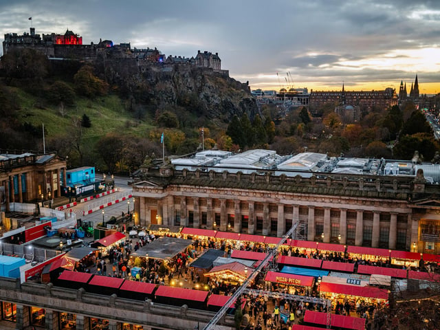 For festive fun, where better to go than Edinburgh's world-famous Christmas Market! Princes Street Gardens has been filled with German-style market stalls offering delicious food and drinks. The market will stay open until January 4, so you have plenty of time to visit!