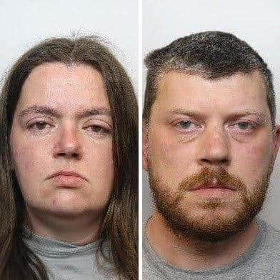 Sarah Barrass, 36, (left) and Brandon Machin, 40, (right).