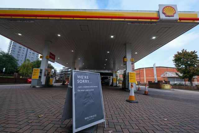 A number of petrol stations in Sheffield have had to close their pumps after running out of petrol, diesel, or both, amid the national fuel shortage.