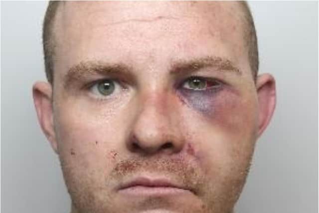 Sheffield Crown Court heard on April 5 how Matthew Liversidge, aged 33, of Park View, Maltby, Rotherham, attacked his friend Chad Gaynor in the street in Maltby stabbing him twice in the buttocks, once in the abdomen and once to the neck after he had mistakenly claimed Mr Gaynor had attacked him earlier in the day.