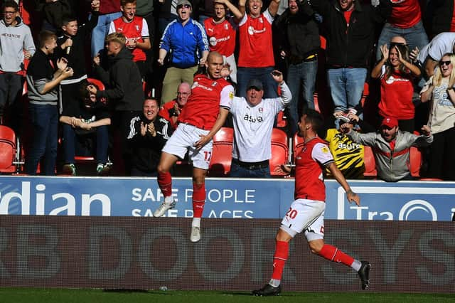 File photo of Rotherham Uniter's Georgie Kelly. A number of Rotherham United fans couldd not make their away game against Cardiff City today because their coach by Cawthorne's Travel never arrived. (Picture: Jonathan Gawthorpe)