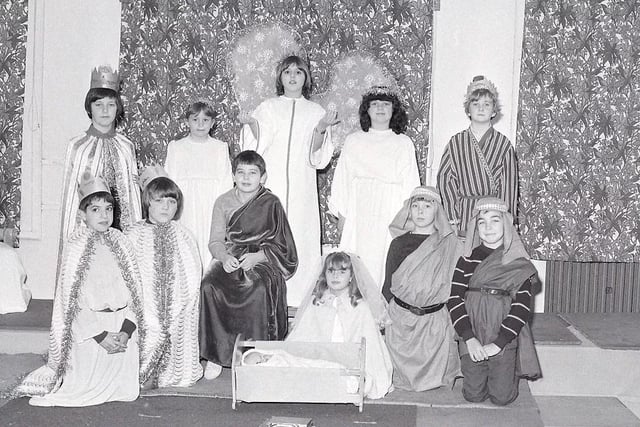Nativity time at Samuel Barlow school at Clipstone - spot any familiar faces?