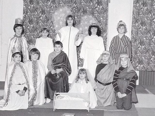 Nativity time at Samuel Barlow school at Clipstone - spot any familiar faces?