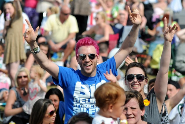 These people were loving the first concert of the 2013 South Tyneside Summer Music Festival season at Bents Park. Remember it?