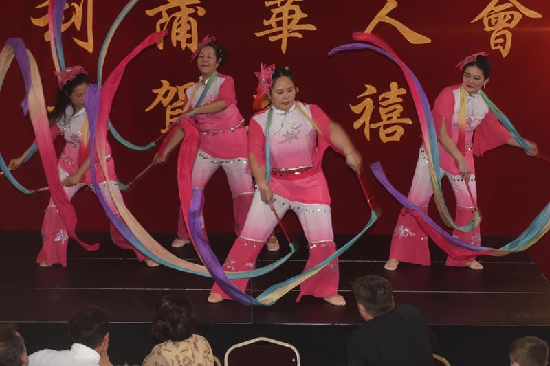 A traditional ribbon dance at the Chinese New Year celebrations at the Grand Hotel in 2016. Were you there?