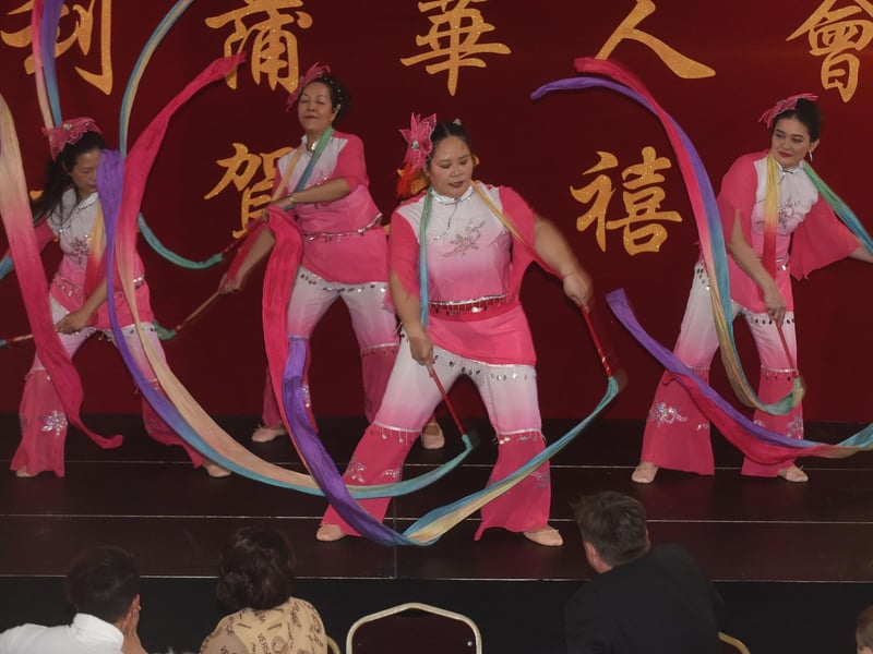 A traditional ribbon dance at the Chinese New Year celebrations at the Grand Hotel in 2016. Were you there?