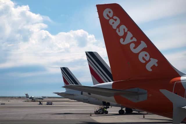 Easyjet flight parked at an airport. Picture: Getty