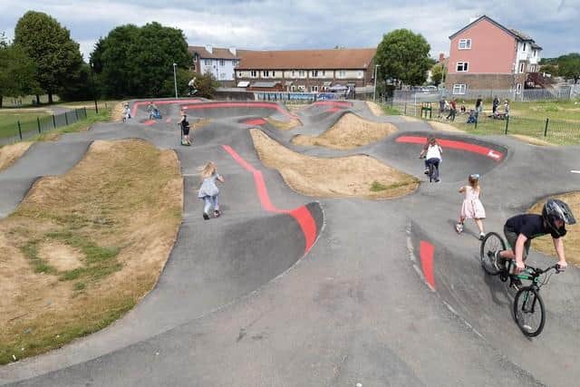 The Hillsborough bike track will look similar to this one in Bristol (courtesy Access Sport)