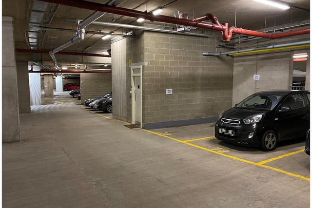 Secure, under cover parking space on the ground floor of Silvermills Car Park in the New Town - Offers over £39,500.