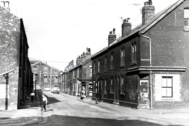 A view of Carbrook, Sheffield, June 24, 1965