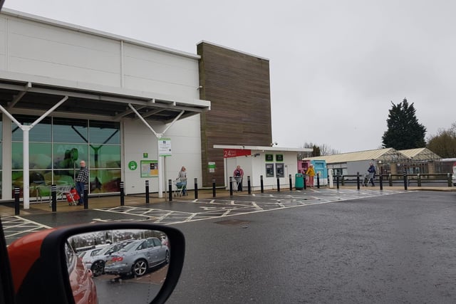 Shoppers social distancing as they queue to get into Asda in Dalgety Bay. Since the UK and Scottish government's imposed social distancing measures, shoppers across the country have been seen to be heeding to coronavirus regulations in place.
