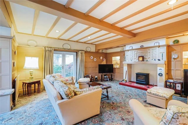 Just one of the three total reception rooms in the property.