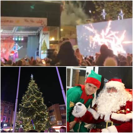 The Christmas lights switch-on in Worksop was hailed as a huge success.