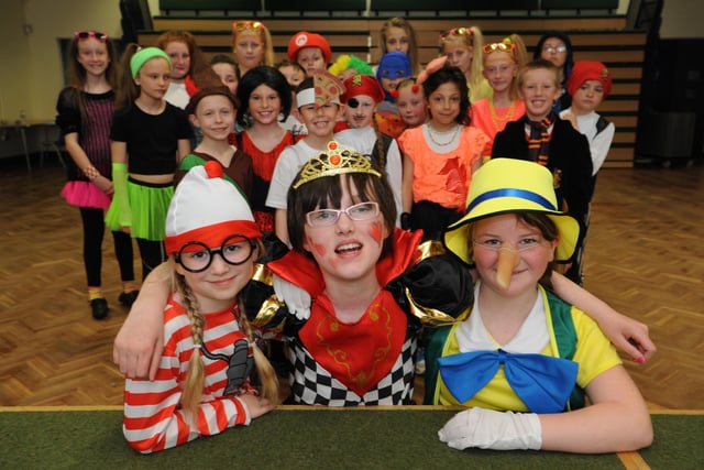 Hastings Hill Academy pupil Heather Smith and fellow pupils wore fancy dress to raise money for the Childrens Cancer Unit at Newcastle's RVI in 2015. Remember this?