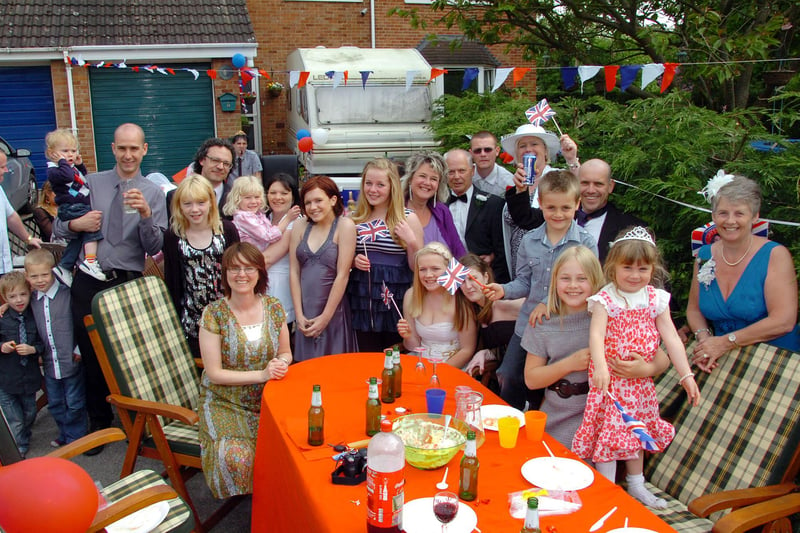 The residents of Pendene Close in Gainsborough held a street party for the Royal Wedding