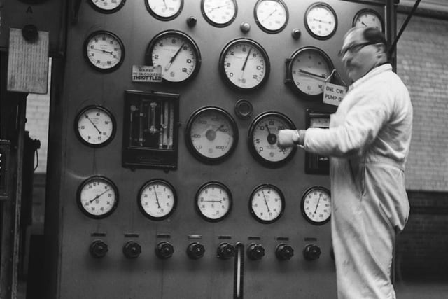 Station controler at Blackburn Meadows power station