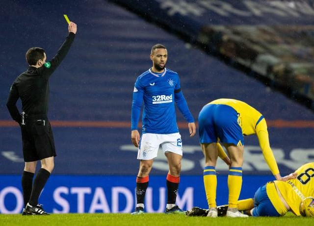 Booked for a bad challenge on Murray Davidson and looked generally off the pace before being replaced by Itten in the second half.