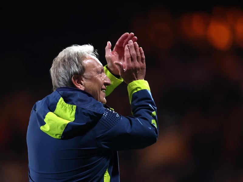 "I'll probably have had enough of him by Christmas, so hopefully he'll score 10 or 15 goals by then and get himself a move."