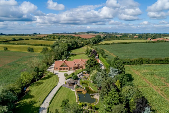 The property is situated in a private and secluded spot in the village of Walkeringham in Doncaster, amid four acres of beautiful grounds and a wealth of amenities close by, including supermarkets, pubs, shops and restaurants.