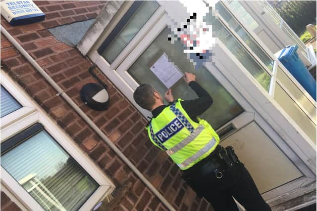 A closure order has been served after reports of a property linked with anti-social behaviour and drugs